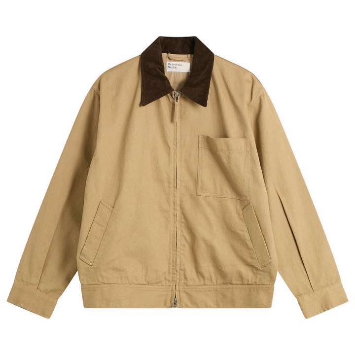 Photo: Universal Works Men's Presented by END. Rose Bowl Jacket in Khaki