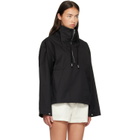 AGOLDE Black Lydia Popover Anorak