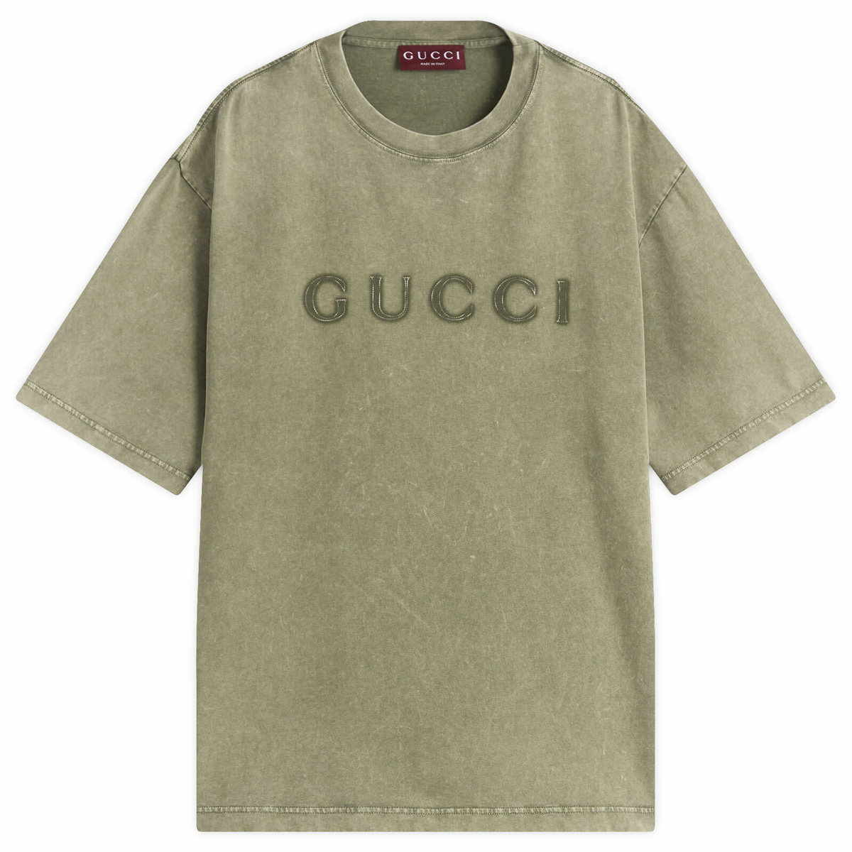 Gucci Men's Long Sleeve New Logo T-Shirt in Camel Gucci