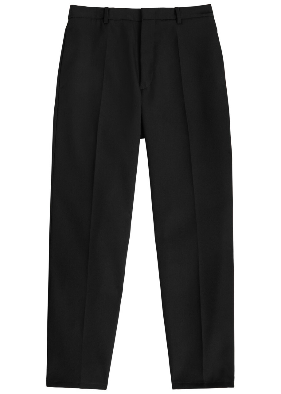 【関税・送料込み】JIL SANDER NAVY BLUE VISCOSE TROUSERS Jil Sander Drawstring Pants Midnight at CareOfCarl.com
