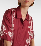 Asceno Montauk silk twill shirt