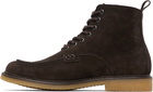 BOSS Brown Suede Half Boots