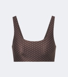 The Upside Poet Harlow printed sports bra