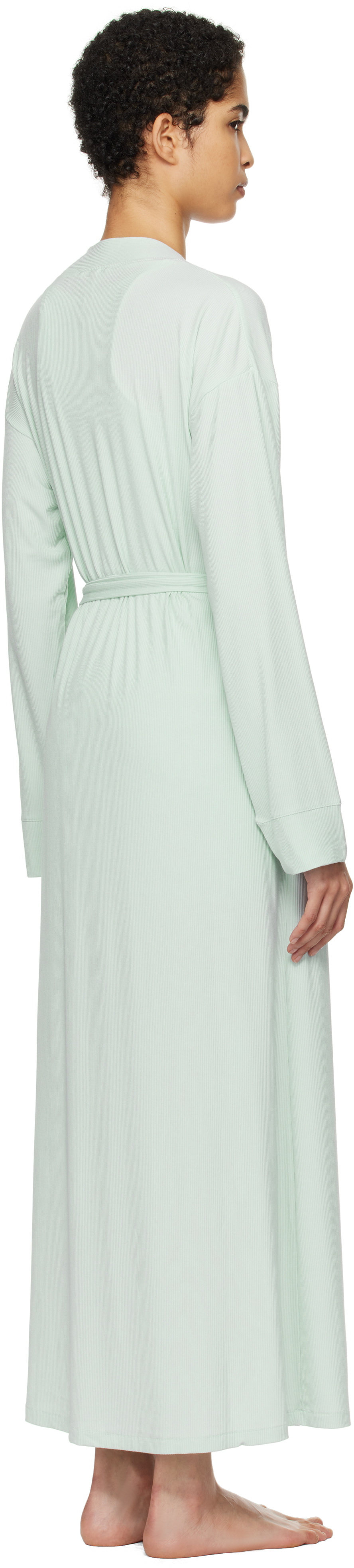 SKIMS Blue Soft Lounge Long Robe SKIMS