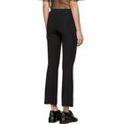 Helmut Lang Black Crop Flare Leggings