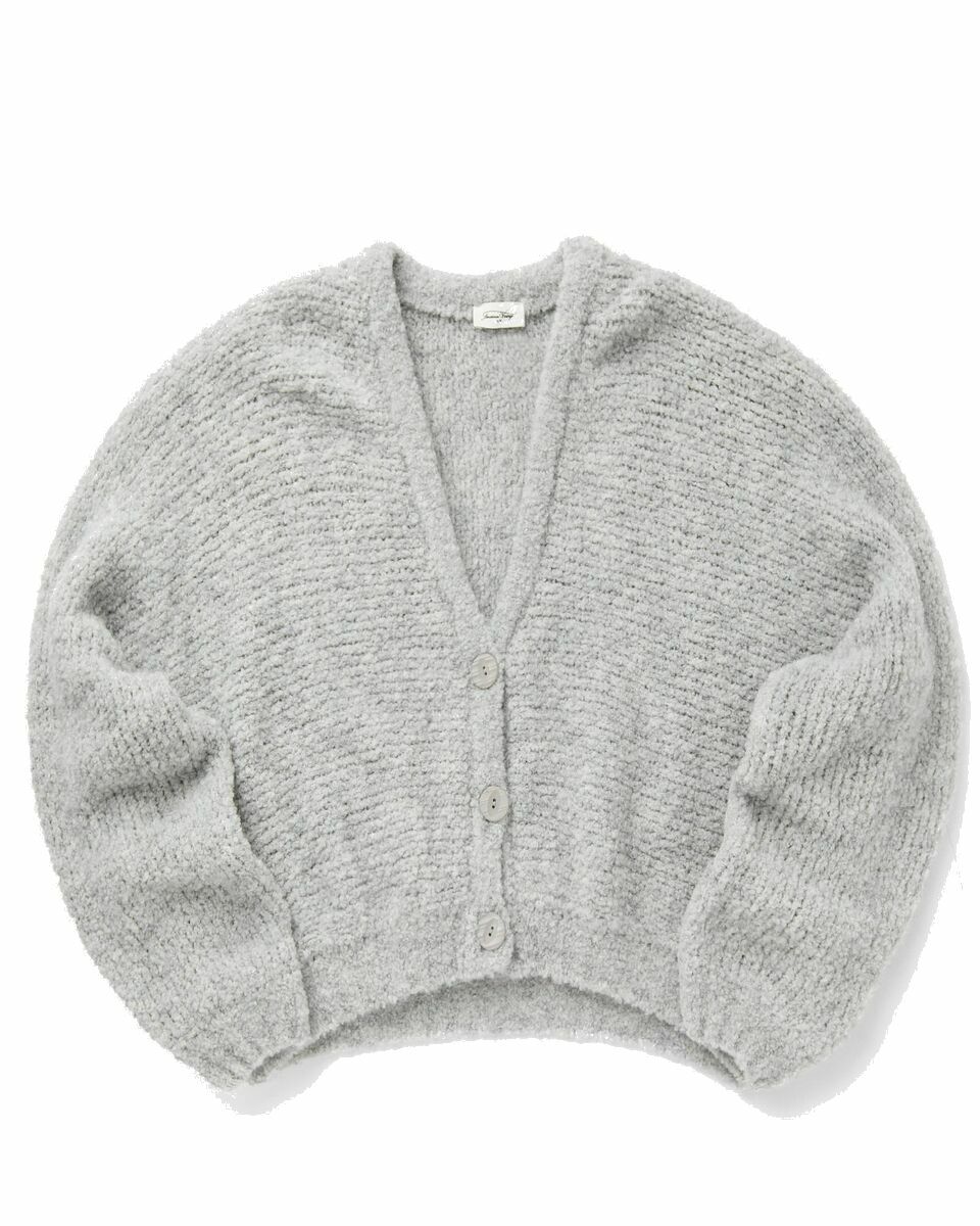 Photo: American Vintage Zolly Knitwear Grey - Womens - Zippers & Cardigans