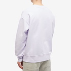 Marni Men's Logo Crew Neck Sweatshirt in Dahlia