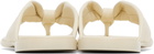 ISSEY MIYAKE SSENSE Exclusive Bridal Capsule Three-Fold Sandals