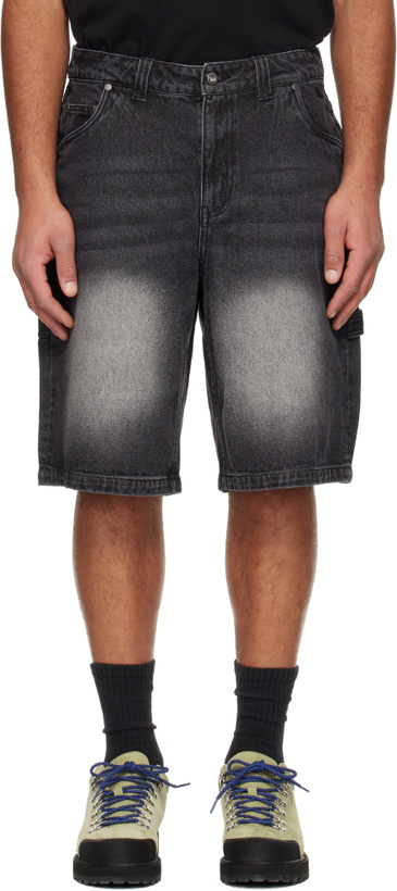 Photo: Dime Black Classic Denim Shorts