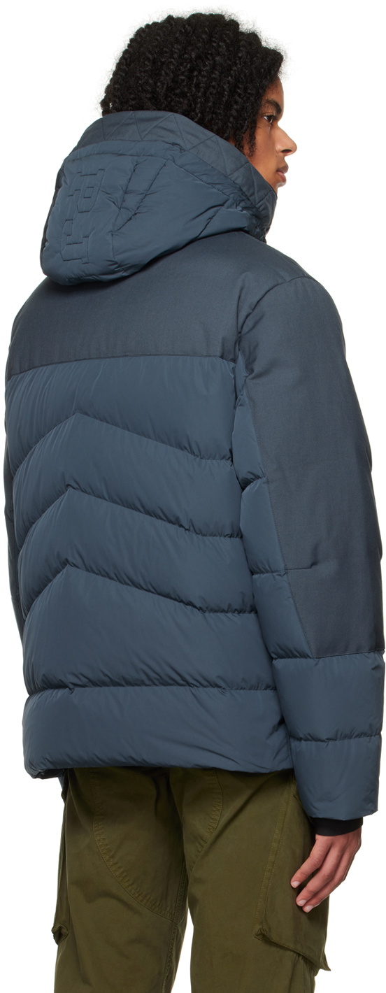 Parajumpers hooded down jacket - Blue