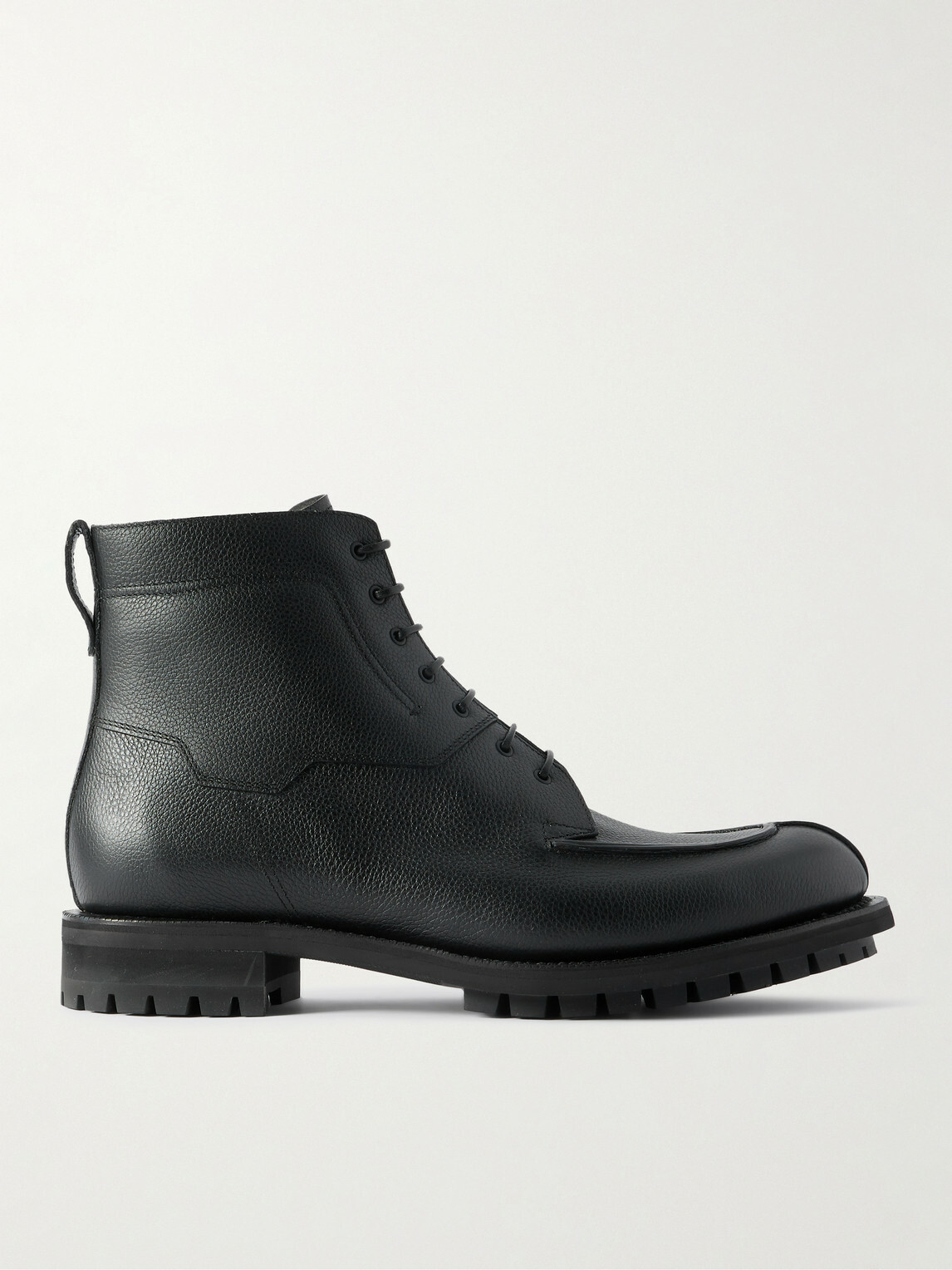 Berluti - New Oslo Full-Grain Leather Lace-Up Boots - Black