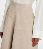 Altuzarra Varda suede maxi skirt