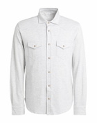 Eleventy Mens Shirt Light in Grey