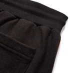 John Elliott - Striped Loopback Cotton-Jersey Sweatpants - Black