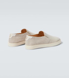 Brunello Cucinelli Suede slip-on sneakers