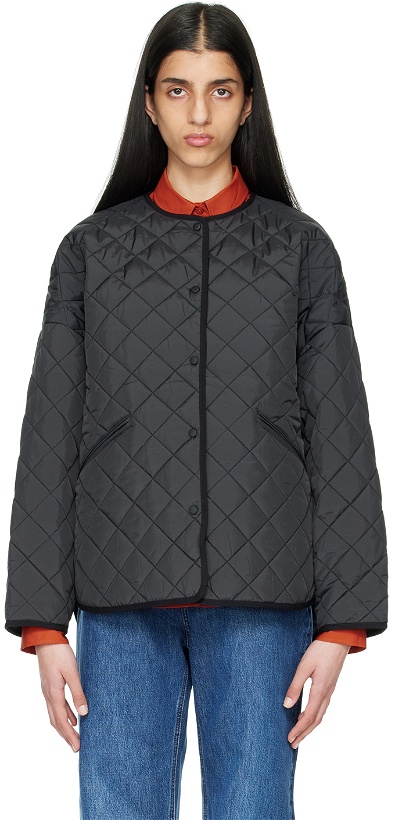 Photo: TOTEME Black Quilted Jacket