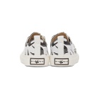 McQ Alexander McQueen White and Black Plimsoll Low Sneakers