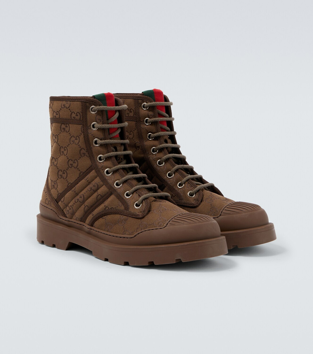 Gucci New Sherlin GG canvas ankle boots