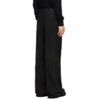 Rick Owens Black Tower Leather Work Pants