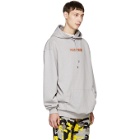 Filling Pieces Grey Logo Patch Hoodie