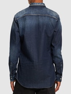 DSQUARED2 - Writing Cotton Denim Shirt