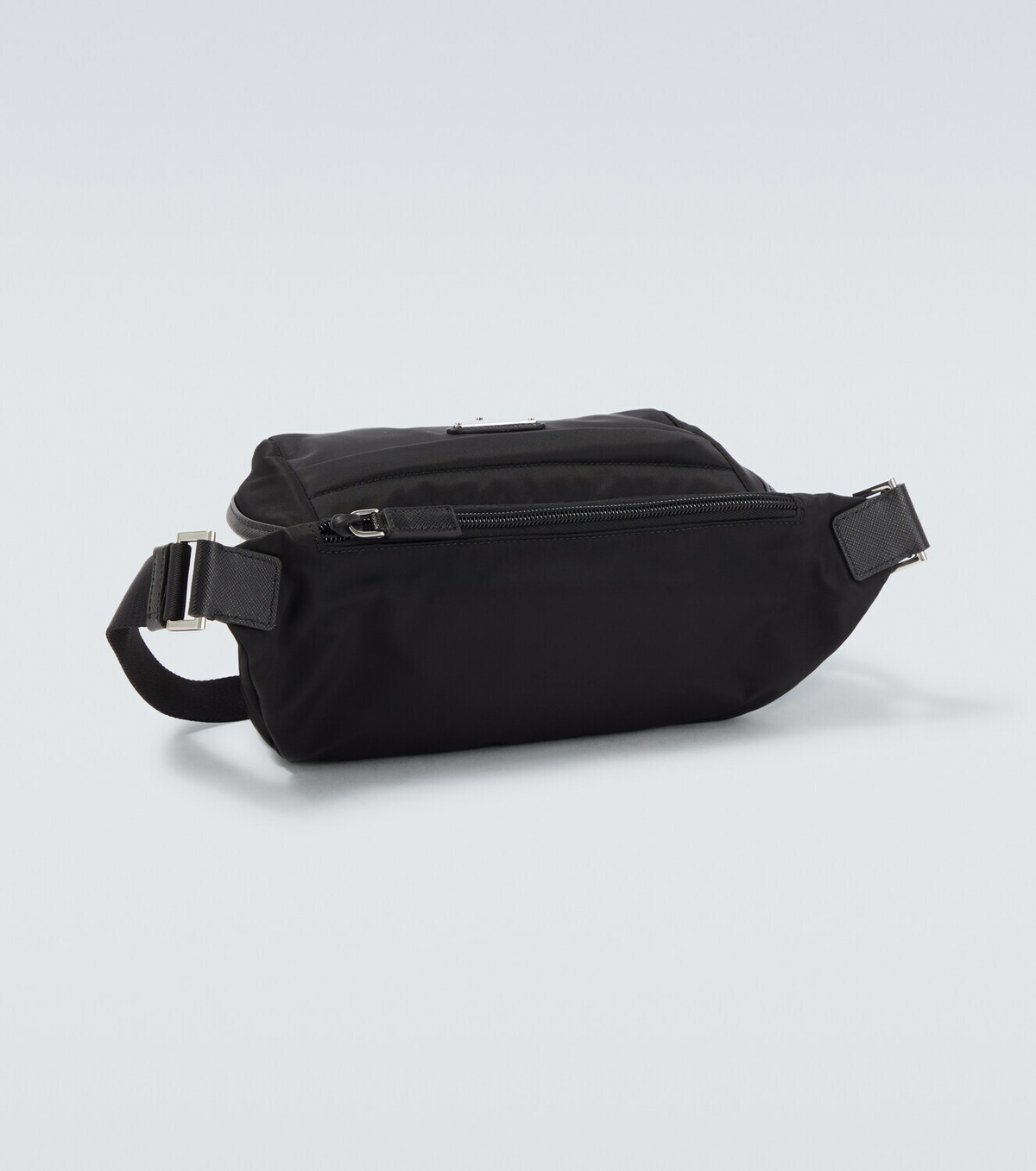 Prada Re-Nylon leather-trimmed belt bag