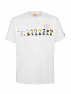 MC2 Saint Barth Man Cotton T-shirt With Peanuts Print And Embroidery| Snoopy Peanuts Special Edition