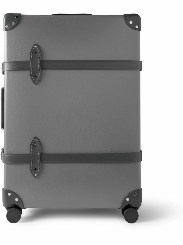 Photo: Globe-Trotter - 007 Leather-Trimmed Vulcanised Fibreboard Check-In Suitcase