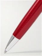 Caran D'Ache - Léman Rouge Rhodium-Plated and Lacquered Ballpoint Pen