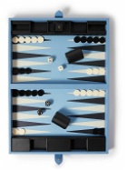 Smythson - Panama Textured-Leather Backgammon Set