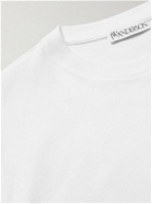 JW Anderson - Logo-Appliquéd Cotton-Jersey T-Shirt - White