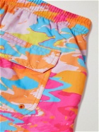 Solid & Striped - The Classic Straight-Leg Mid-Length Printed Swim Shorts - Pink