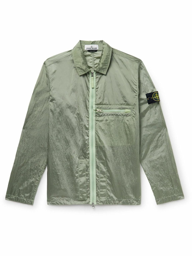 Photo: Stone Island - Logo-Appliquéd Nylon Metal Jacket - Green