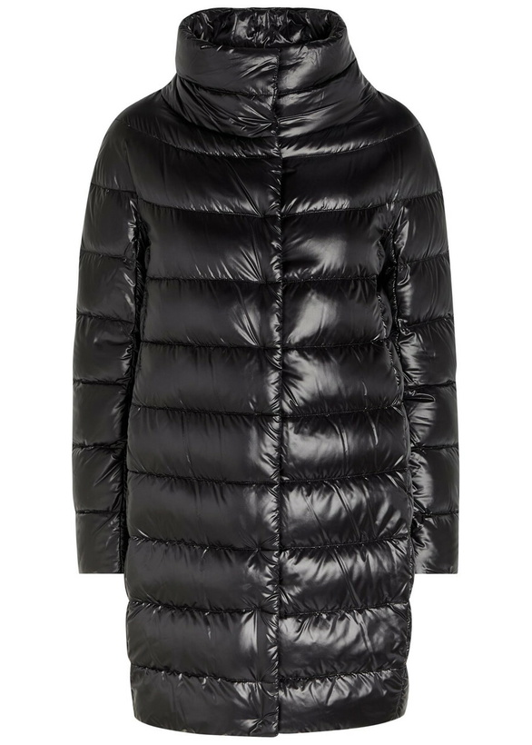 Photo: Herno Quilted Shell Coat Black