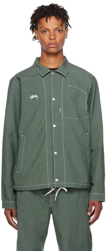 Photo: Stüssy Green Folsom Jacket