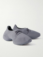 Givenchy - TK-360 Logo-Print Stretch-Knit Sneakers - Gray