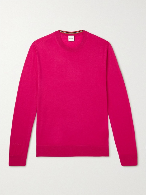 Photo: Paul Smith - Merino Wool Sweater - Pink