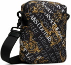 Versace Jeans Couture Black Logo Couture Messenger Bag