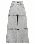 Vaquera Womens Denim skirt Light in Grey
