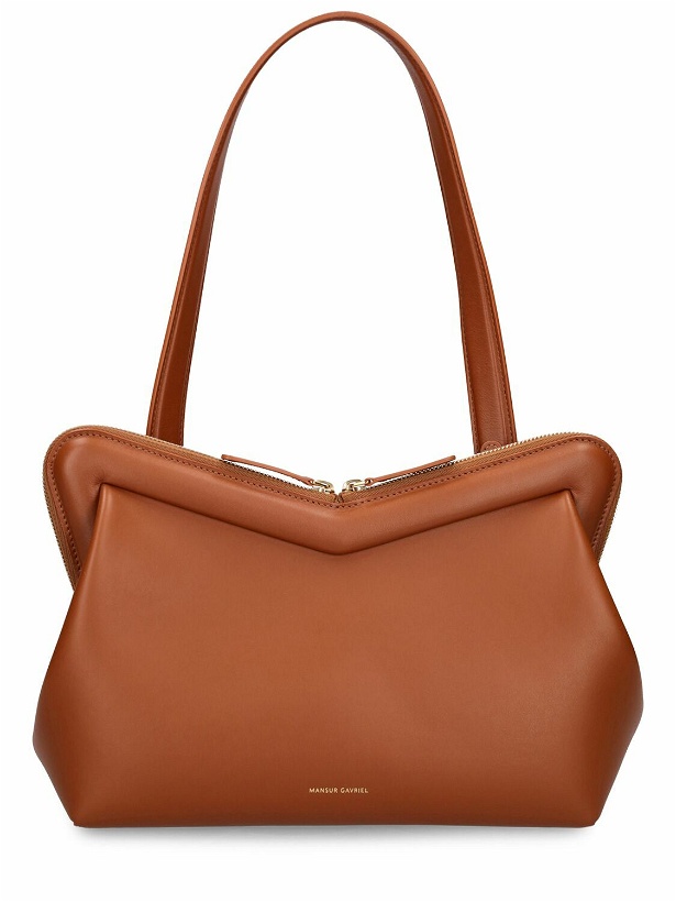 Photo: MANSUR GAVRIEL - Medium Frame Smooth Leather Shoulder Bag