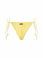 MC2 Saint Barth Woman Seersucker Cheeky Swim Briefs Miami