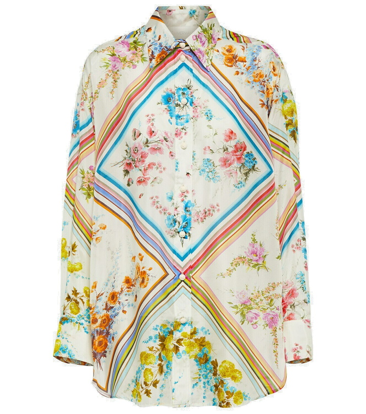 Photo: Zimmermann Halcyon floral silk blouse