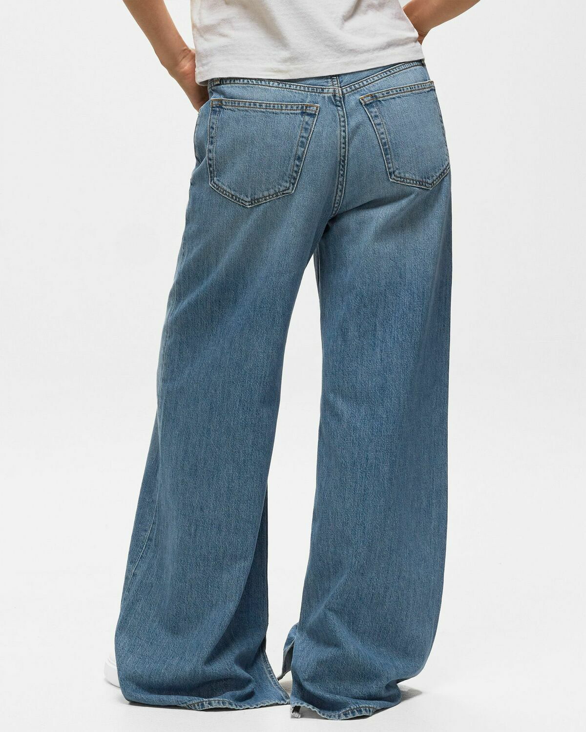 パンツ RE/DONE LOW RIDER LOOSE Re/Done Low Rider Loose Blue Jeans Re/Done