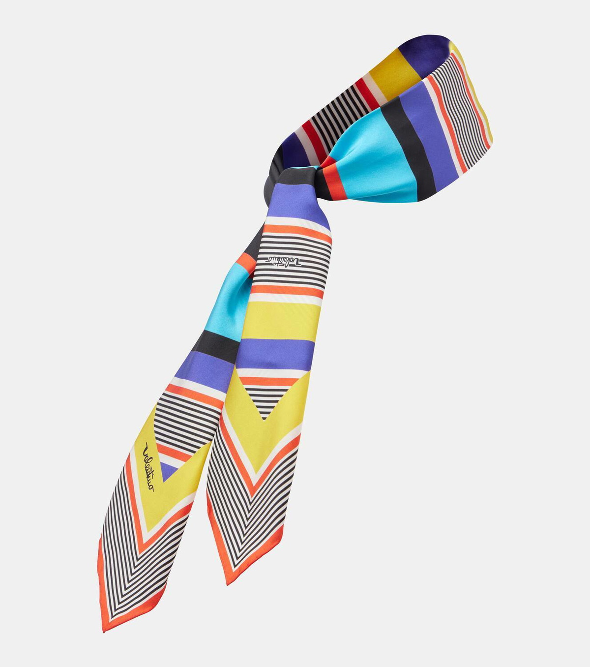 Valentino Escape printed silk headband