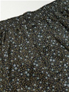 Sunspel - Floral-Print Cotton Boxer Shorts - Gray