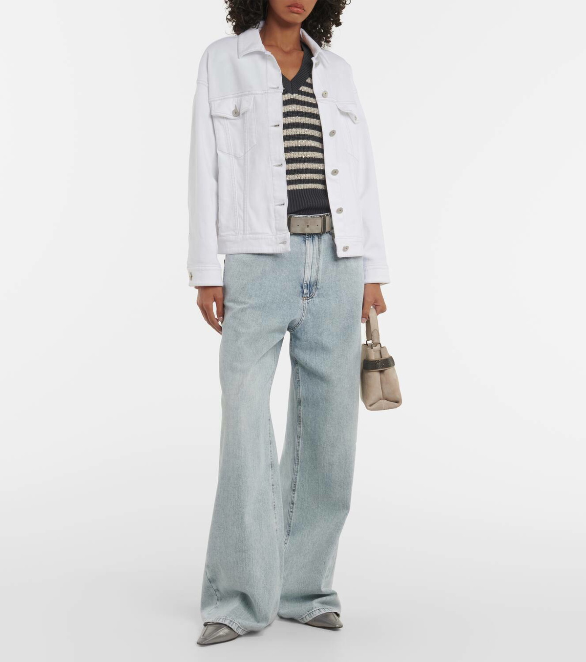 ブルネロクチネリ Brunello Cucinelli Cotton Denim Jacket Brunello Cucinelli Denim jacket Brunello Cucinelli