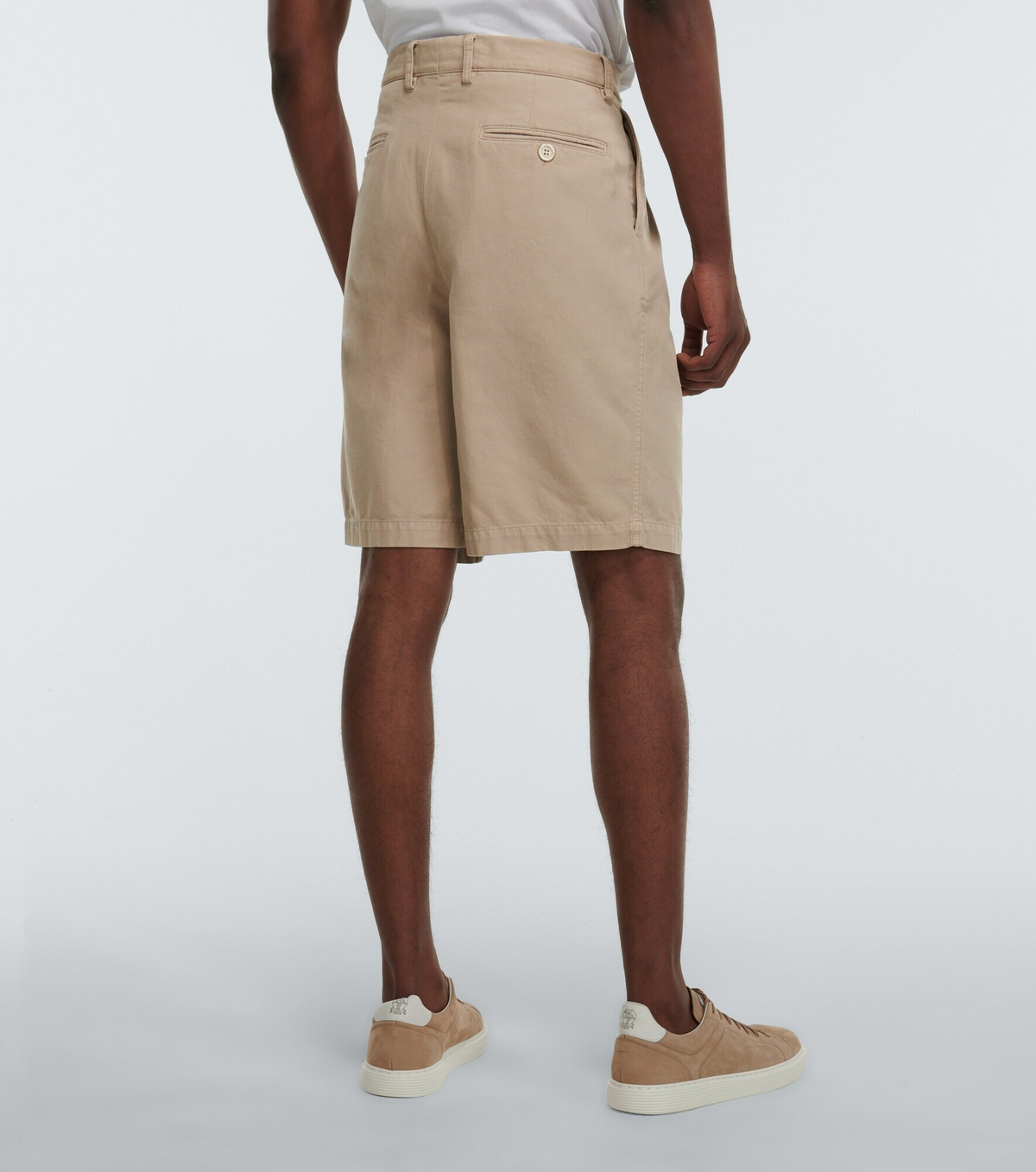 Brunello Cucinelli Multicolor Cotton Bermuda Shorts