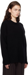 CO Black Boyfriend Crew Neck Sweater