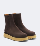 Tod's Gommino® suede platform ankle boots