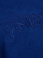 SAINT LAURENT - Logo-Embroidered Cotton-Jersey Hoodie - Unknown